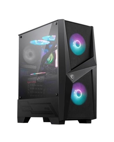 Gabinete  MSI MAG FORGE 100R - Vidrio Templado - ATX / Micro ATX / Mini-ITX (MAGFORCE100R)