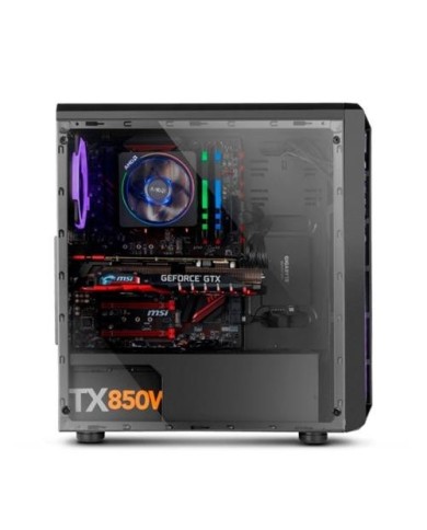 Gabinete Nox Infinity Atom RGB MID TOWER - Vidrio Templado (115NX00006)