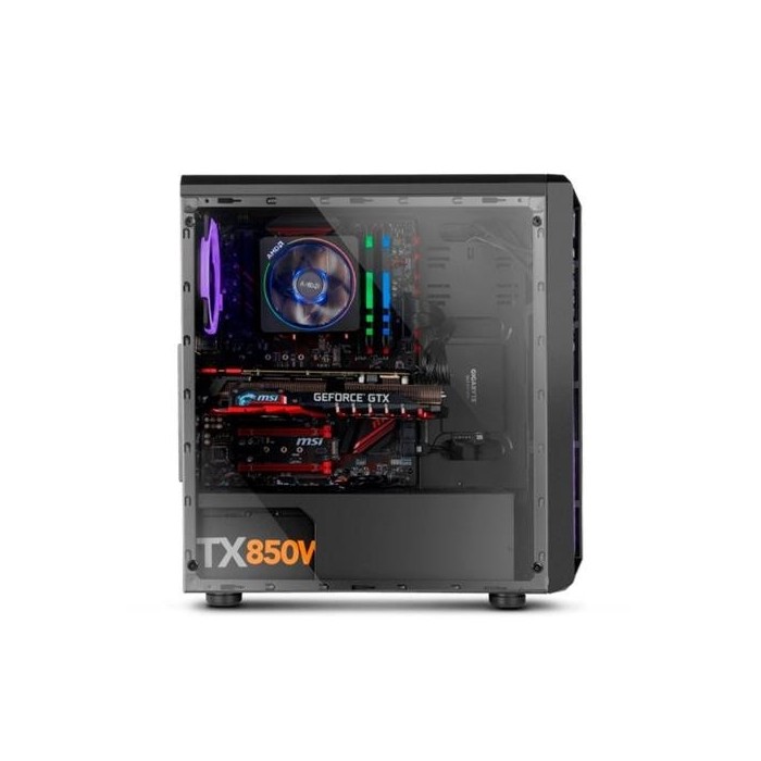 Gabinete Nox Infinity Atom RGB MID TOWER - Vidrio Templado (115NX00006)