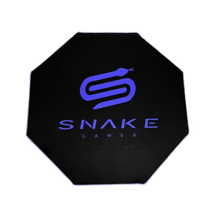 Silla gamer Cougar Armor Black + Alfombra Snake Gamer 120x120 cm