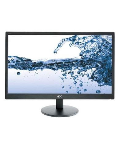 Monitor AOC 21.5" Wide 1920x1080, TN, 5ms, 60Hz, HDMI y VGA, VESA (E2270SWHN)