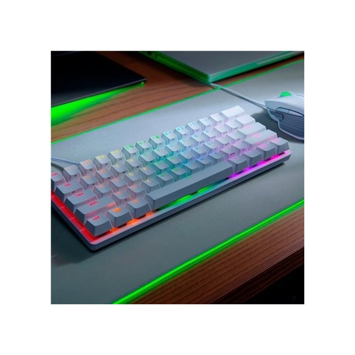 Teclado gamer Razer Huntsman Mini Switch Red Mercury White (108RZ00049)
