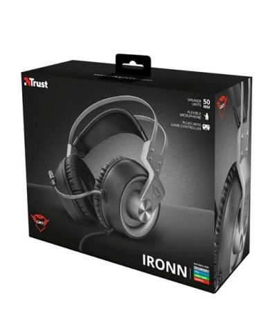 Aúdífonos gamer Trust GXT 430 Ironn - PC,  Xbox One, Nintendo Switch, PS4 (23209)