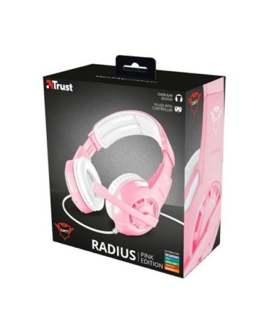 Audifonos Gamer GXT 310P Trust Radius Pink Multiplataforma (23203)