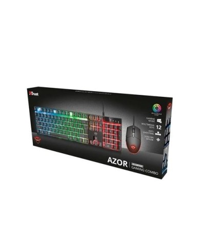 Kit gamer Trust GXT 838 Azor 2 en 1- Teclado + mouse (23482)