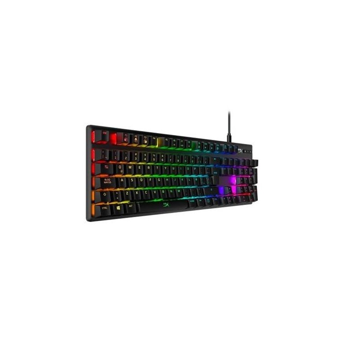 Teclado mecánico HyperX Alloy Origins RGB -Switch Red Español (HX-KB6RDX-LA)