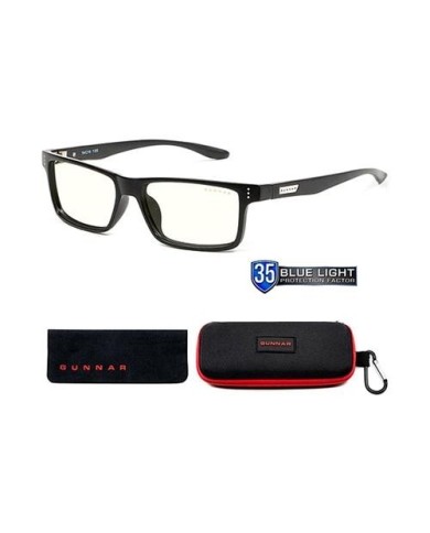 Lentes gamer Gunnar Cruz Onyx Clear con Filtro de Luz Azul – Bundle (CRU-00109)