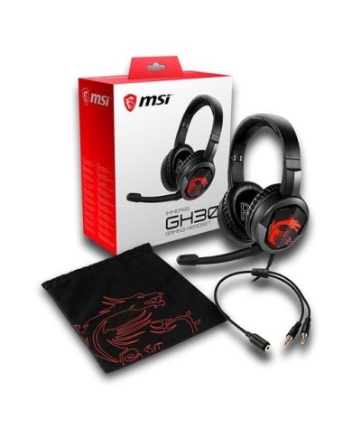 Audífonos gamer MSI Inmerse GH30 3.5 mm (GH30)