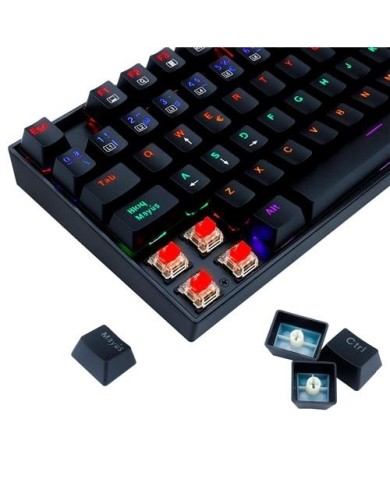 Teclado Mecanico Redragon Kumara K552-KR Negro Rainbow Switch Outemu Red Español (29REDK552S)