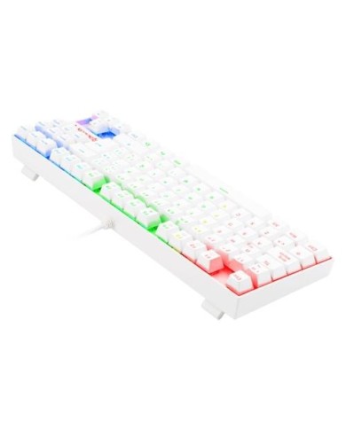 Teclado mecánico Redragon Kumara Blanco RGB K552RGB – Switches Outemu Blue (29REDK552W)