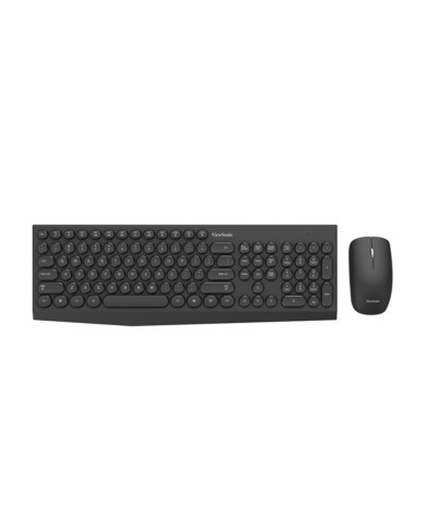Kit teclado + Mouse Viewsonic CW1275 Inalámbrico Negro