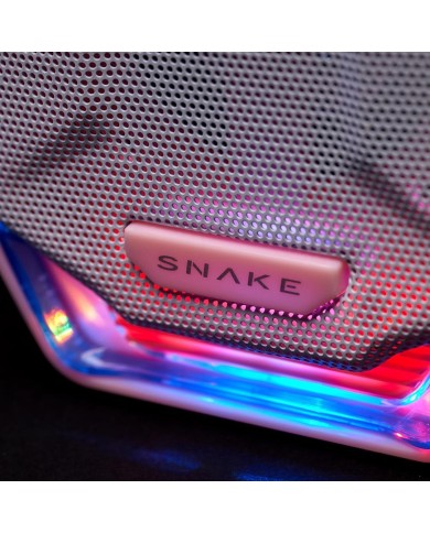Kit Snake Gamer Najash Pinkker Audífono Nj340 + Soporte NJ395 + Parlante NJ320