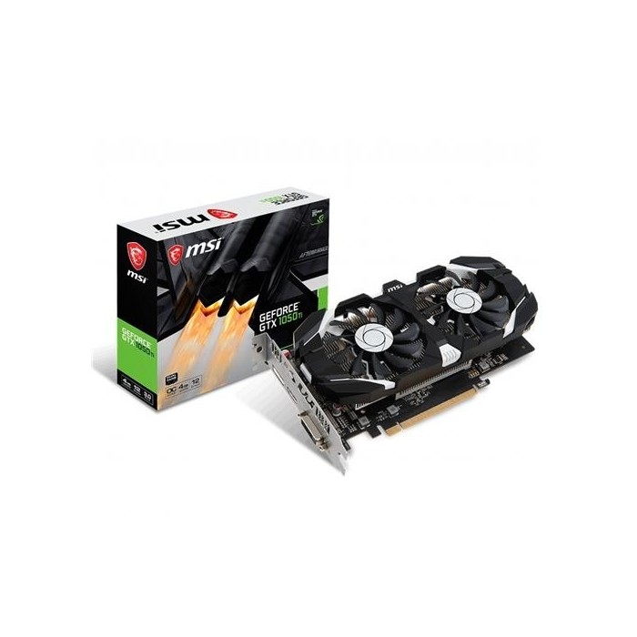 Tarjeta De Video MSI GEFORCE GTX 1050 TI 4GT OC (GEFORCEGTX1050TI4GT0C)