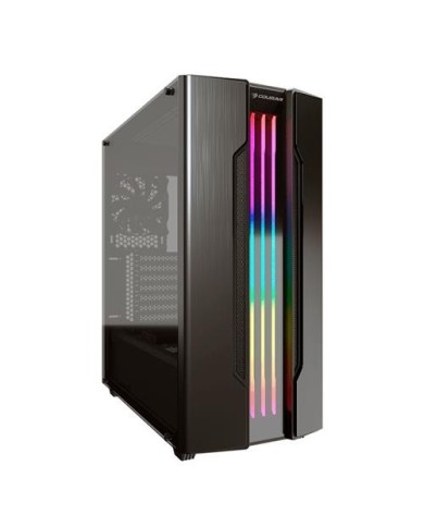 Gabinete Cougar Gemini S Iron Grey - Vidrio templado Mini ITX / Micro ATX / ATX (385BMBP.0001)