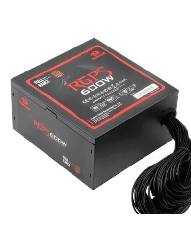 Fuente de poder Redragon 600W 80 PLUS BRONZE GC-PS002 (29REDPS002)