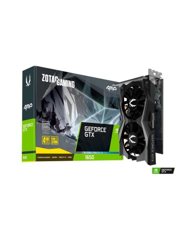 Tarjeta de video Zotac GeForce GTX 1650 AMP 4GB GDDR6 / 128-Bit / HDMI  (ZT-T16520D-10L) (ZT-T16520D-10L)