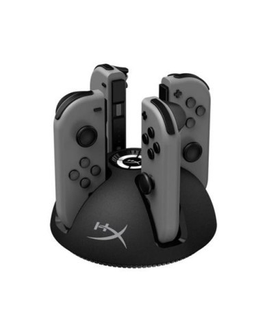 Cargador HyperX ChargePlay Quad Nintendo Switch 4 puertos de carga Joy-Con (HX-CPQD-U)