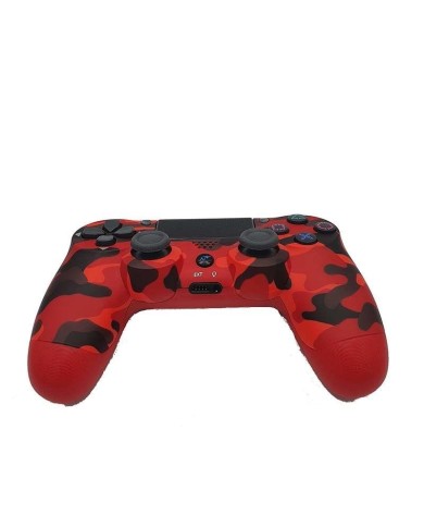 Joystick Njoytech PS4 BT Rojo Camuflaje