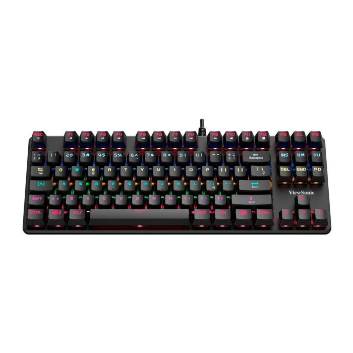 Teclado Mecanico Tenkeyless ViewSonic KU520 80% Negro Español