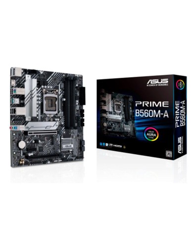 Placa Madre Asus Prime B560M-A Micro-ATX LGA1200, DDR4, PCI-e 4.0, M.2, Sata 6Gb/s