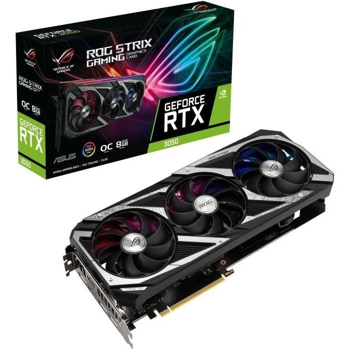 TARJETA DE VIDEO ASUS ROG STRIX RTX 3050 8GB GDDR6