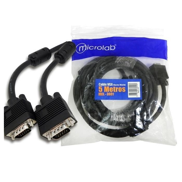 Cable Mlab VGA 5mts Macho Macho