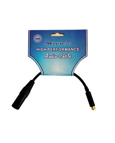 Cable para audio Roxtone XLR A RCA Rh-ad002