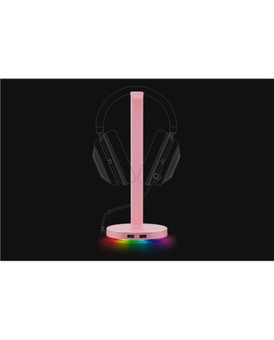 Soporte para audífonos Razer Chroma V2 RGB Quartz (RC21-01510200-R3M1)
