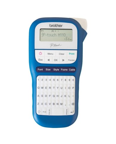 Rotuladora Brother P-touch PTH110BW Azul