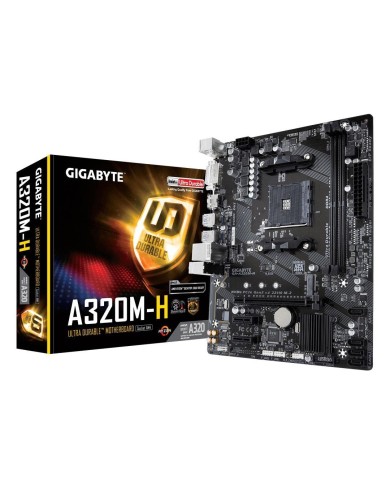 Placa Madre Gigabyte GA-A320M-H AM4 AMD A320 SATA 6Gb/s USB 3.1 HDMI Micro ATX (GA-A320M-H)