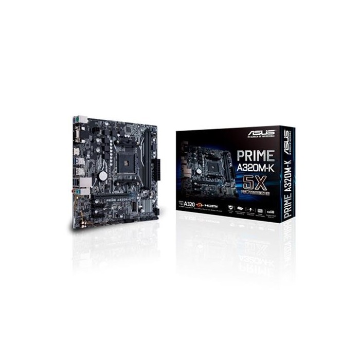 Placa Madre ASUS Prime A320M-K - DDR4 3200MHz HDMI VGA M.2 Micro-ATX (90MB0TV0-M0EAY0)