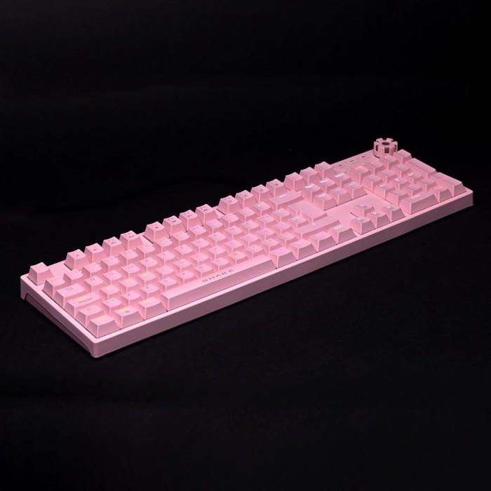 Kit Snake Gamer Najash Pinkker Teclado NJ392 + Mousepad NJ390