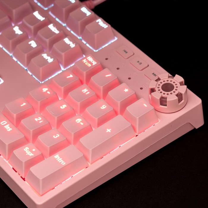 Kit Snake Gamer Najash Pinkker Teclado NJ392 + Mousepad NJ390