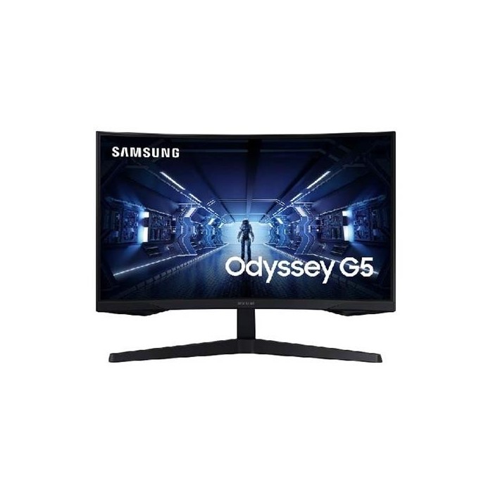 Monitor Gamer Samsung Odyssey G5 Curvo / 27“ / QHD / 2560x1440 / 144Hz / 1ms / HDMI+DP / FreeSync (LC27G55TQWLXZS)