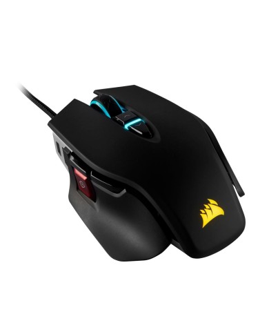 Mouse Gamer CORSAIR M65 RGB ELITE Backlit RGB LED Optical - 8 botones - cableado - USB - negro