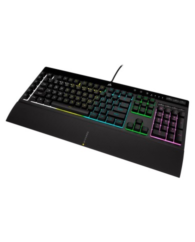 Teclado Gamer Corsair K55 Pro RGB USB  6 Teclas Macro Negro
