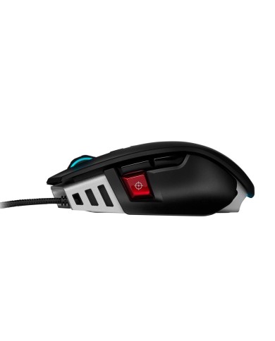 Mouse Gamer CORSAIR M65 RGB ELITE Backlit RGB LED Optical - 8 botones - cableado - USB - negro