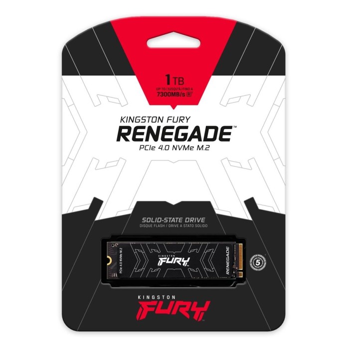 Unidad de Estado Sólido Kingston FURY Renegade de 4TB (PCIe 4.0 NVMe M.2)