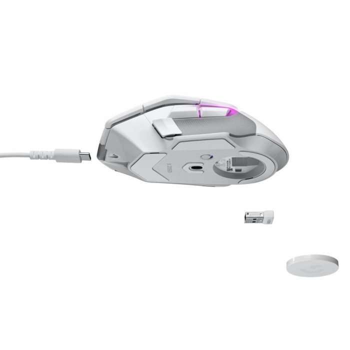 Mouse gamer inalámbrico Logitech G G502 X PLUS LIGHTSPEED 25.600 DPI Blanco