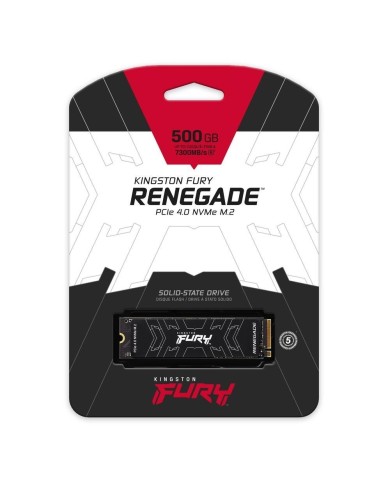 Unidad de Estado Sólido Kingston FURY Renegade SSD 500 GB M.2 2280 - PCIe 4.0 (NVMe)