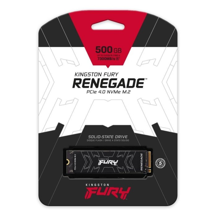 Unidad de Estado Sólido Kingston FURY Renegade SSD 500 GB M.2 2280 - PCIe 4.0 (NVMe)