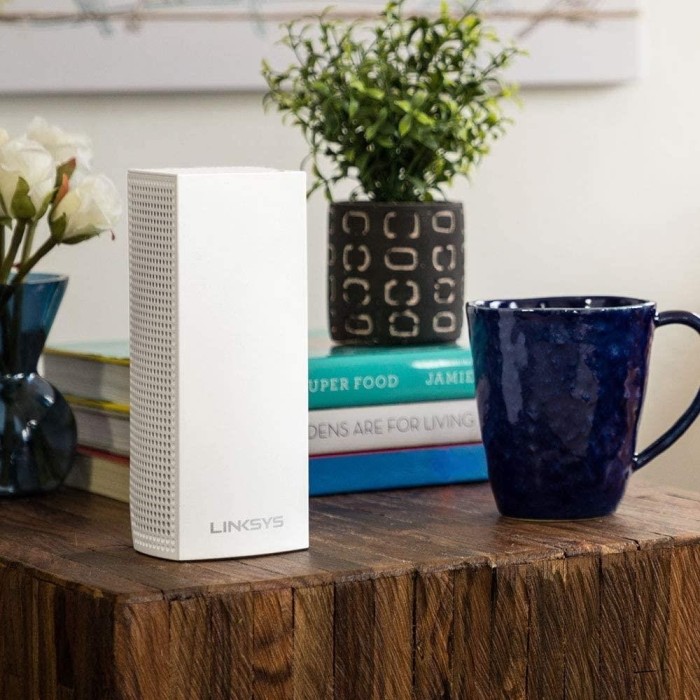 Sistema Velop Wi-Fi de Linksys, Inteligente Mesh tribanda (AC2200, paquete de 1)