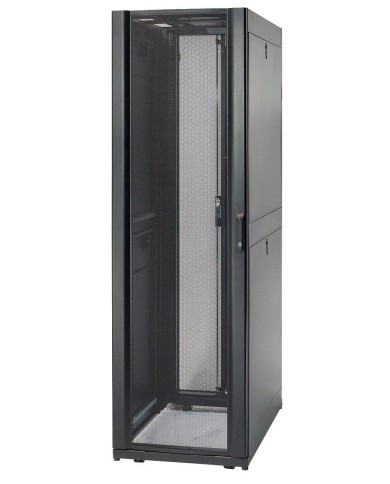 Gabinete para servidores NetShelter SX de APC 42 U, 600 mm x 1070 mm, con paneles laterales, negro