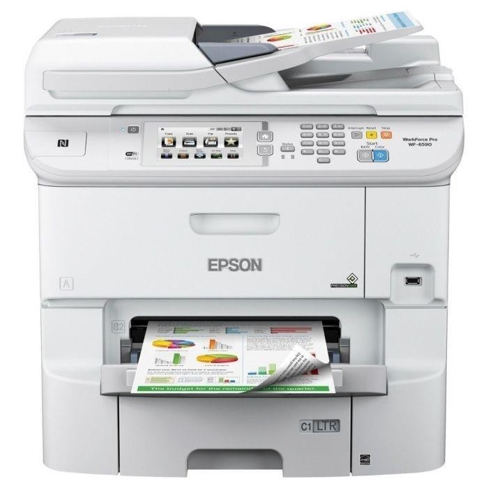 Multifuncional Epson WorkForce Pro WF-6590 (Tintas DURABrite, 24ppm, Duplex, WiFi)