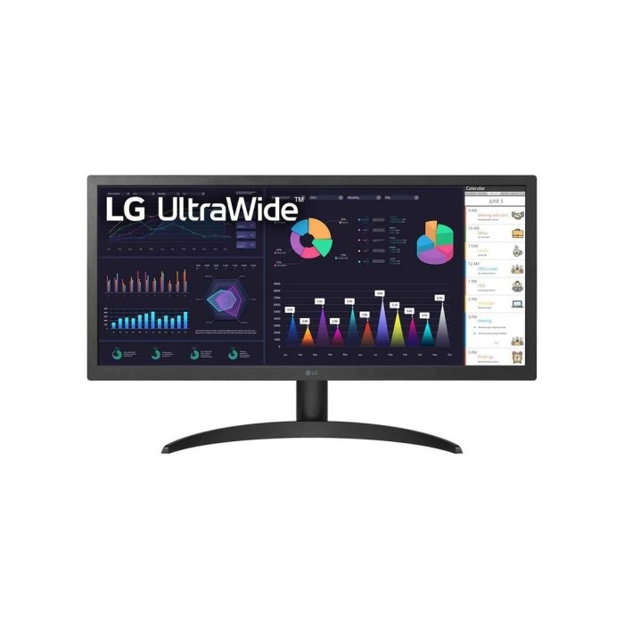 Monitor LG 26WQ500-B UltraWide de 26“ IPS 75hz 5ms 2560x1080, HDMI, Vesa, FreeSync