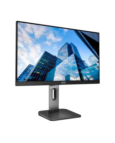 Monitor Ultrafino AOC Serie P1 de 23.8“ (IPS, Full HD, DPort+HDMI+VGA+USB, Pivot)