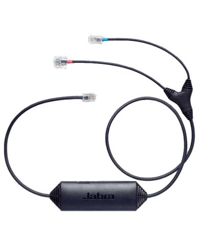 Jabra Adaptador de Gancho Electrónico, Negro, para Avaya