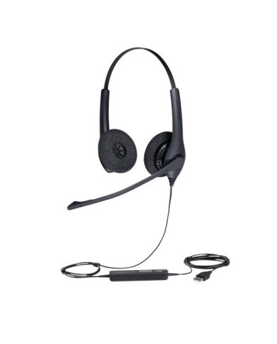 Audífono Jabra BIZ 1500 Duo USB, Alámbrico, USB con cancelación de ruido