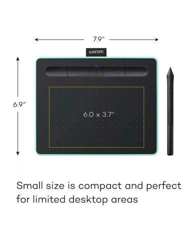 Tableta Wacom Intuos Pen Bluetooth S, Pistacho (CTL4100WLE0)