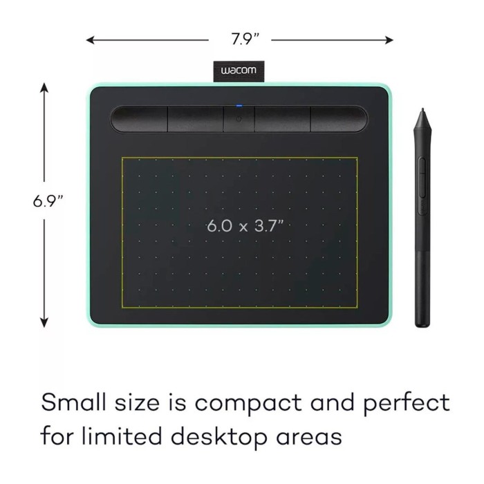 Tableta Wacom Intuos Pen Bluetooth S, Pistacho (CTL4100WLE0)